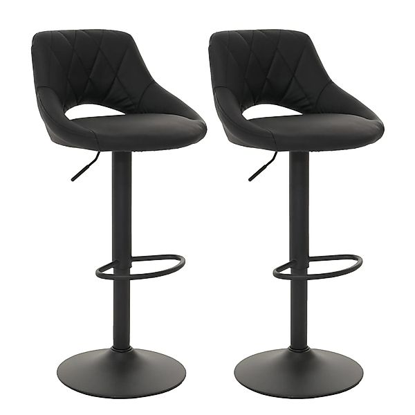 MCW 2er-Set Barhocker N64 Schwarz günstig online kaufen