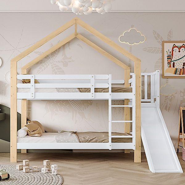 Flieks Etagenbett, Kinderbett mit Rutsche und günstig online kaufen