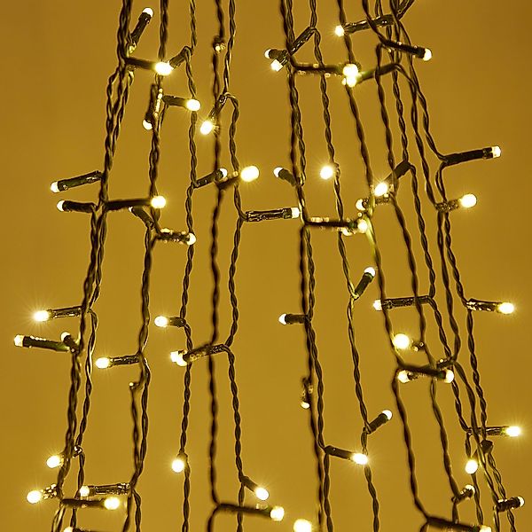 LMaxhome LED-Lichterkette Baumbeleuchtung Wasserfall Lichterkette mit günstig online kaufen