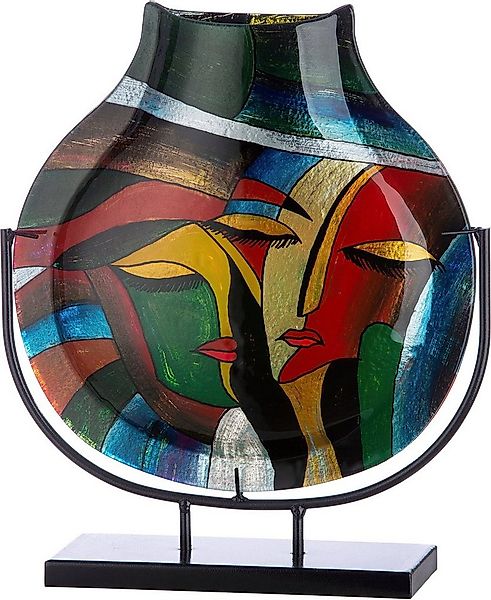 Casablanca by Gilde Dekovase Vero (1 St), dekorative Vase aus Glas, Dekoobj günstig online kaufen