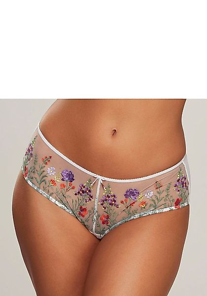 LASCANA Stringpanty "Maria" mit bunten Blumen aus Stickereispitze günstig online kaufen