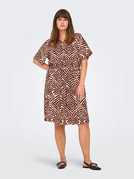 ONLY CARMAKOMA Sommerkleid "CARSHILLA 2/4 KNEE DRESS VIS AOP BS" günstig online kaufen