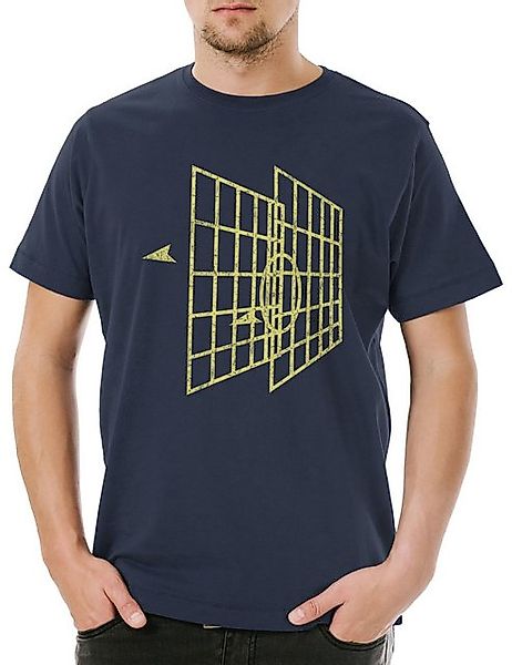 Urban Backwoods Print-Shirt Vector Star Ship Herren T-Shirt Star Han Millen günstig online kaufen