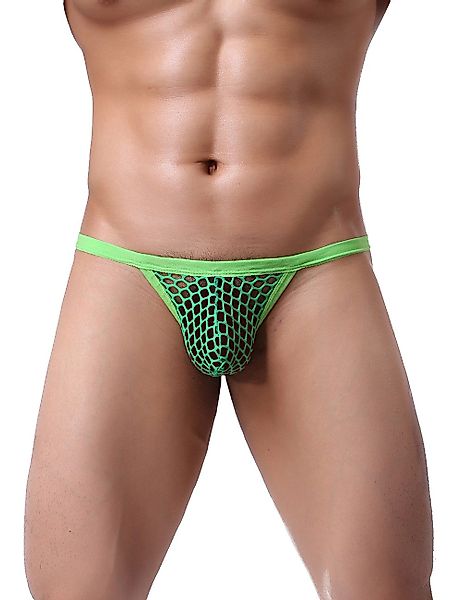 Lau-Fashion Tanga String Herren Grün Neon günstig online kaufen