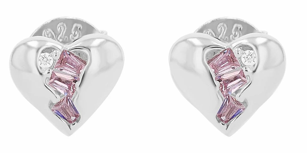 Adelia´s Paar Ohrhänger "Damen Ohrringe – Ohrstecker aus 925 Silber mit Zir günstig online kaufen