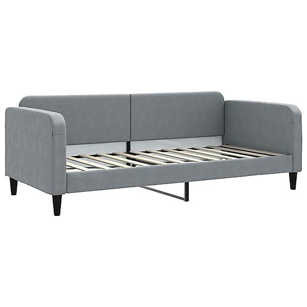 vidaXL Bett Tagesbett Hellgrau 90x200 cm günstig online kaufen