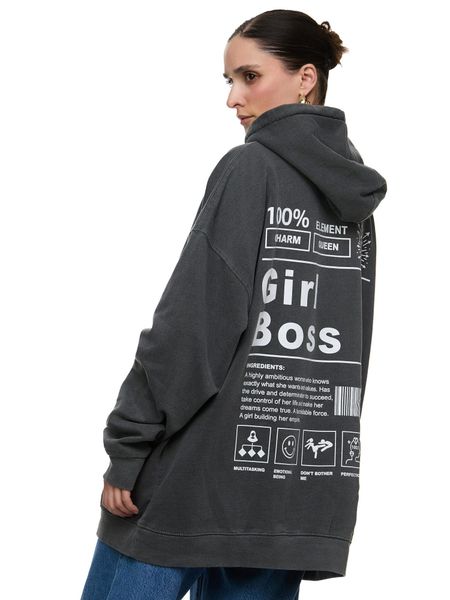 Worldclassca Hoodie Worldclassca Oversized Print GIRL günstig online kaufen