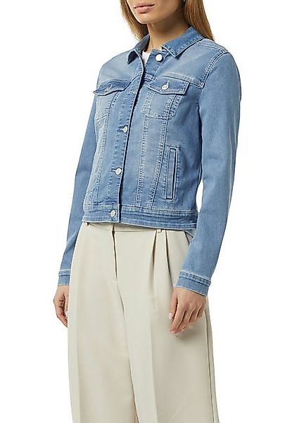 comma casual identity Blusenblazer Elastische Jeansjacke mit Eingrifftasche günstig online kaufen