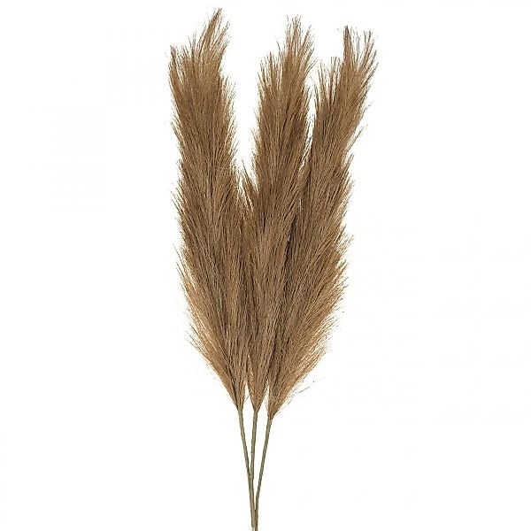 Künstliche Zimmerpflanze Kunstgras Federgras Braun Naturdeko günstig online kaufen