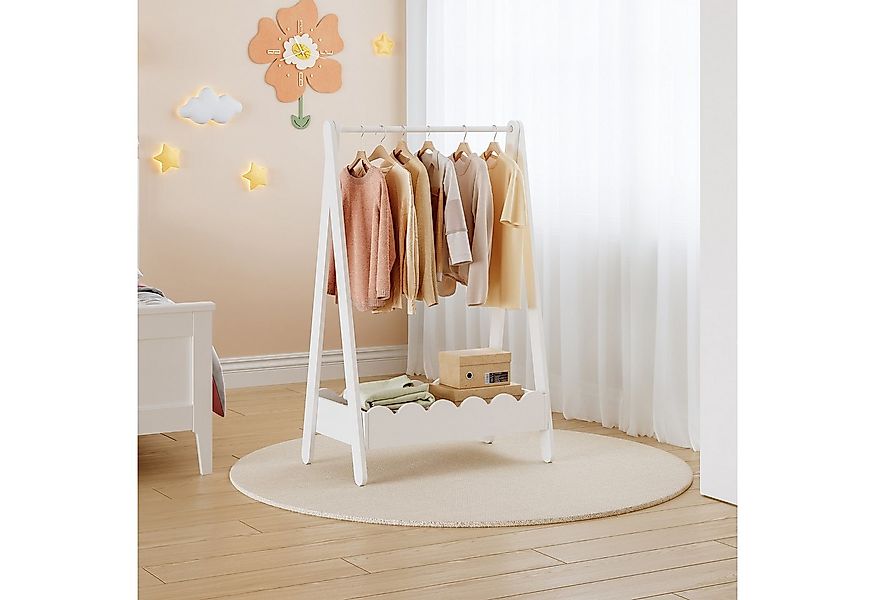 en.casa Kleiderständer, für Kinder »Vestnes« mit Kleiderstange 99x66x38 cm günstig online kaufen