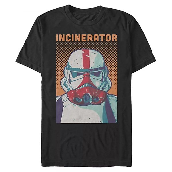Star Wars - The Mandalorian - Trooper Halftone Incinerator - Männer T-Shirt günstig online kaufen