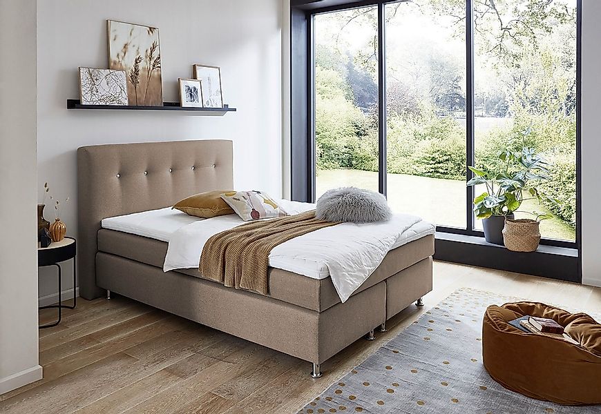 Westfalia Schlafkomfort Boxspringbett mit Topper günstig online kaufen