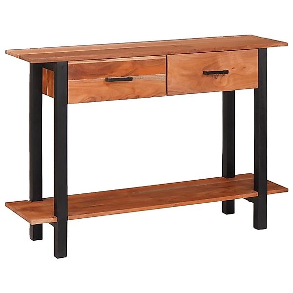vidaXL Konsolentisch Braun 110 x 30 x 75 cm Akazie Massivholz 4104004 günstig online kaufen