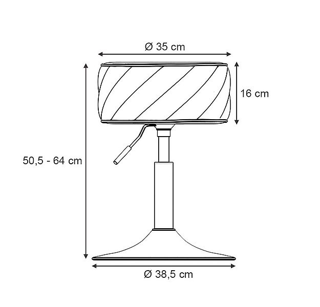 Vicco Sitzhocker Cherio, Grau, 35 x 50.5 cm günstig online kaufen