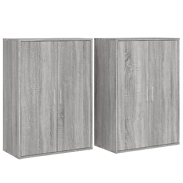 vidaXL Sideboard Sideboards 2 Stk. Grau günstig online kaufen