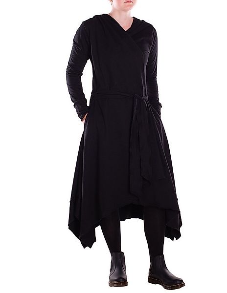 Vishes Kurzmantel Langer asymmetrischer Überwurf mit Kapuze, Taschen, Daume günstig online kaufen