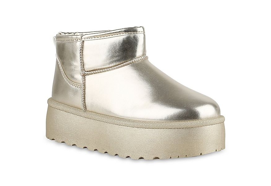 VAN HILL 840609 Plateaustiefelette Damen Warm Gefütterte Plateau Boots Prof günstig online kaufen