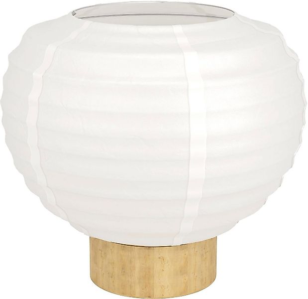 EGLO Tischleuchte Summerhill Nachttischlampe, 1fach, Japan-Stil, Holz, Papi günstig online kaufen