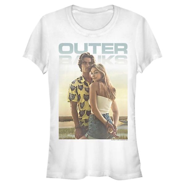 Netflix - Outer Banks - John B & Sarah Poster Couple - Frauen T-Shirt günstig online kaufen