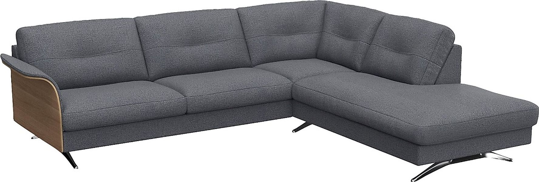 FLEXLUX Ecksofa »Glow, super bequem durch hochwertigem Sitzaufbau mit Feder günstig online kaufen