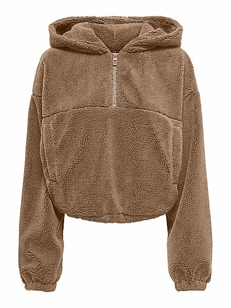 ONLY Fleecejacke "ONLSIENA TEDDY ANORAK LIFE CC OTW", mit Kapuze günstig online kaufen
