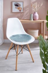 Andiamo Sitzkissen "Sitzauflage Lamm-Fellimitat" Kunstfell, rund, Ø 40 cm, günstig online kaufen