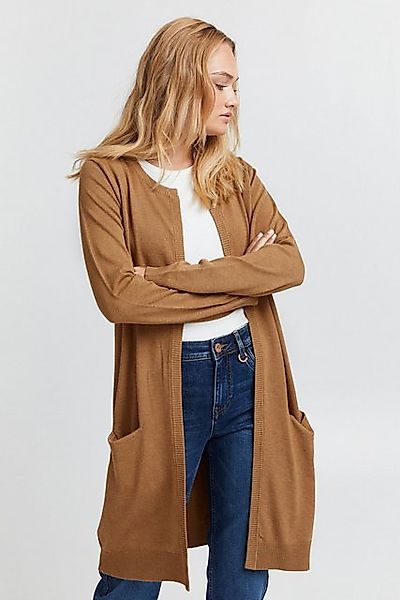 Pulz Jeans Strickjacke PZSARA Lange Strickjacke mit Tacshen günstig online kaufen