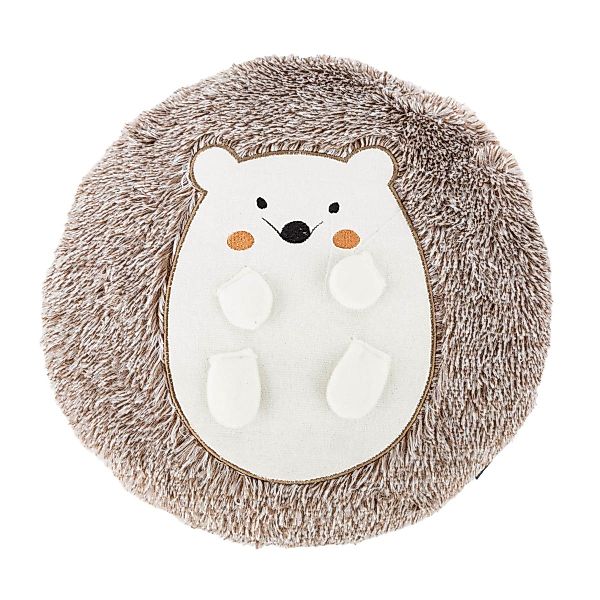 SCHÖNER LEBEN. Fellkissen Kinderkissen Igel Plüsch günstig online kaufen