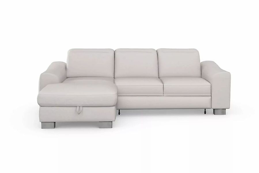 sit&more Ecksofa »Dundee L-Form«, mit Federkern und Edelstahlfüßen, wahlwei günstig online kaufen