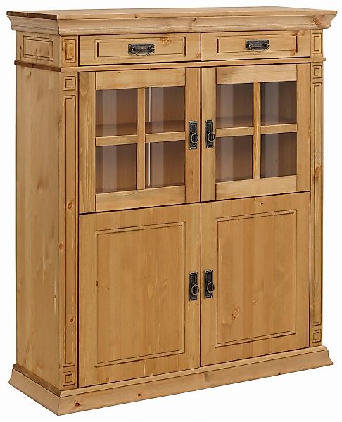 Home affaire Highboard "Vinales", Vitrine, Breite 112 cm günstig online kaufen