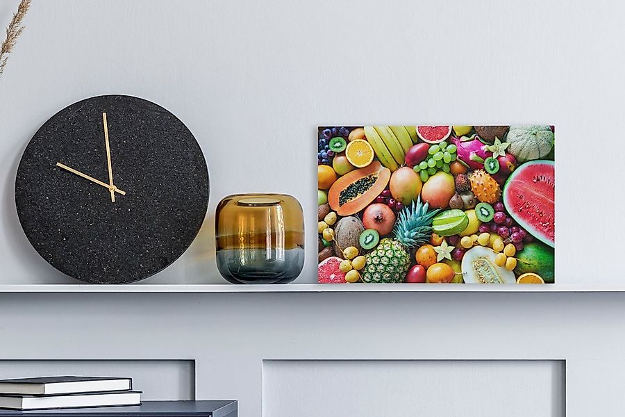 OneMillionCanvasses® Leinwandbild Obst - Ananas - günstig online kaufen