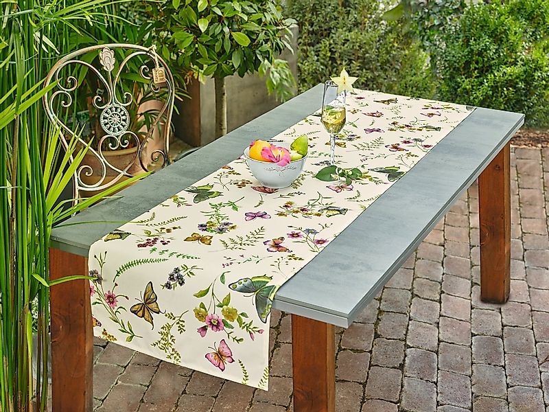 Frank Flechtwaren Tischläufer, Tischläufer Sommerwiese günstig online kaufen