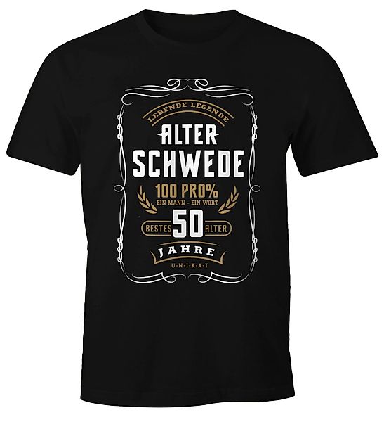MoonWorks Print-Shirt Herren Geschenk T-Shirt Geburtstag günstig online kaufen