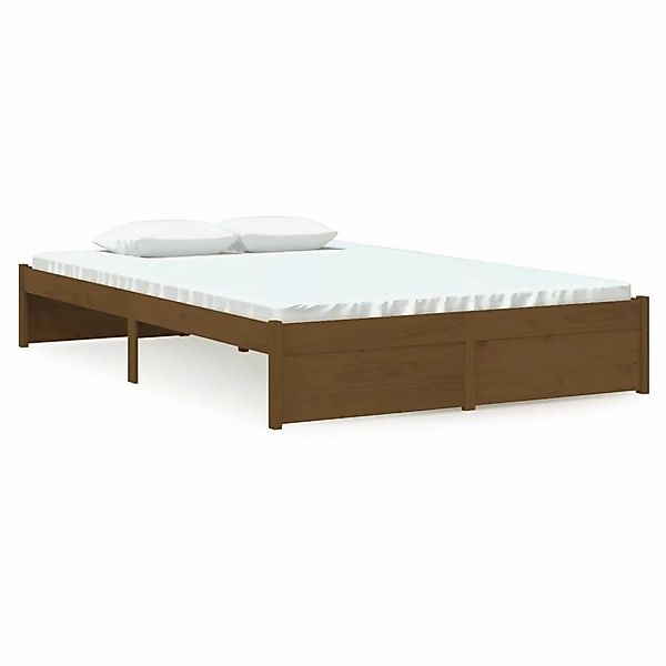 Vidaxl Massivholzbett Honigbraun 120x190 Cm 4ft Small Double günstig online kaufen