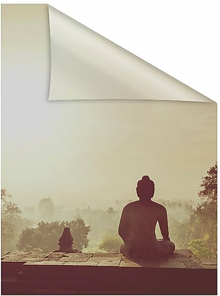 LICHTBLICK ORIGINAL Fensterfolie »Tempel Borobudur« 1 Stk. blickdicht struk günstig online kaufen