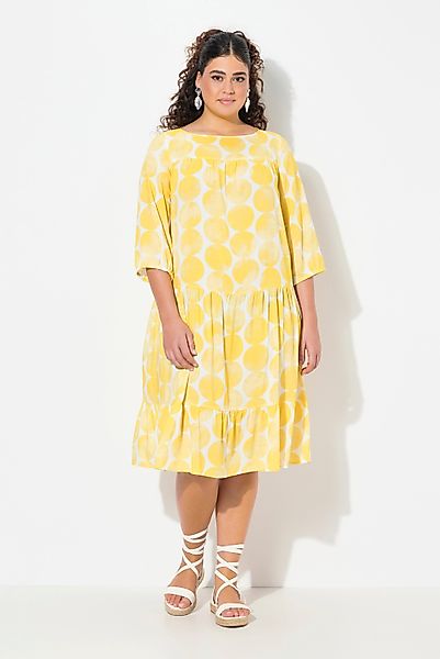 Ulla Popken Jerseykleid Kleis Kreise A-Linie günstig online kaufen