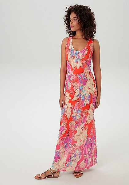 Aniston CASUAL Sommerkleid mit farbenfrohen Blumendruck - jedes Teil ein Un günstig online kaufen