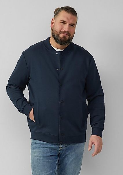 s.Oliver Allwetterjacke Sweatshirt-Jacke mit Druckknöpfen günstig online kaufen