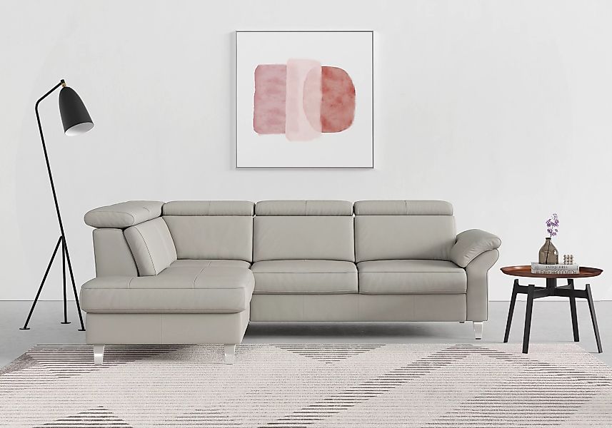 sit&more Ecksofa, inklusive Kopfteilverstellung, wahlweise mit Bettfunktion günstig online kaufen