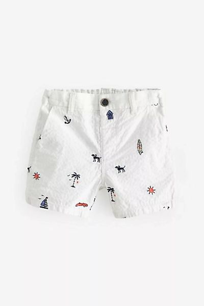 Next Chinoshorts Chino-Shorts mit durchgehender Stickerei (1-tlg) günstig online kaufen