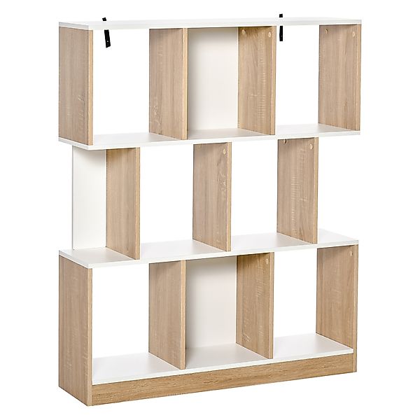 HOMCOM Bücherregal Standregal Büroregal Aktenregal für Büro Wohnzimmer Arbe günstig online kaufen