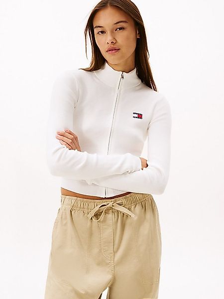 Tommy Jeans Strickjacke TJW ZIP HIGH NECK CARDIGAN EXT günstig online kaufen