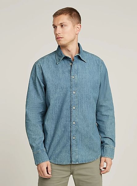 G-STAR Langarmshirt "Regular Denim Hemd" günstig online kaufen