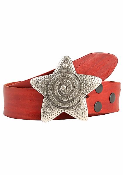 Rettungsring Gürtel Ledergürtel mit austauschbarer Schließe "Seestern Silbe günstig online kaufen