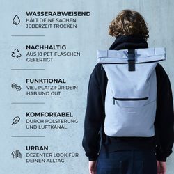 URBAN ZWEIRAD Freizeitrucksack Roll Top Rucksack günstig online kaufen