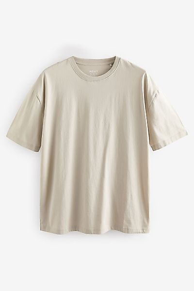 Next T-Shirt Rundhals-T-Shirt im Relaxed Fit günstig online kaufen