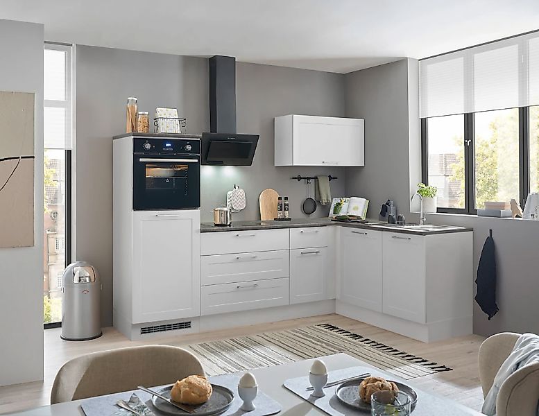 BASIC by Balculina Winkelküche »Marsi« Stellmaße 260x175 cm, wahlweise E-Ge günstig online kaufen