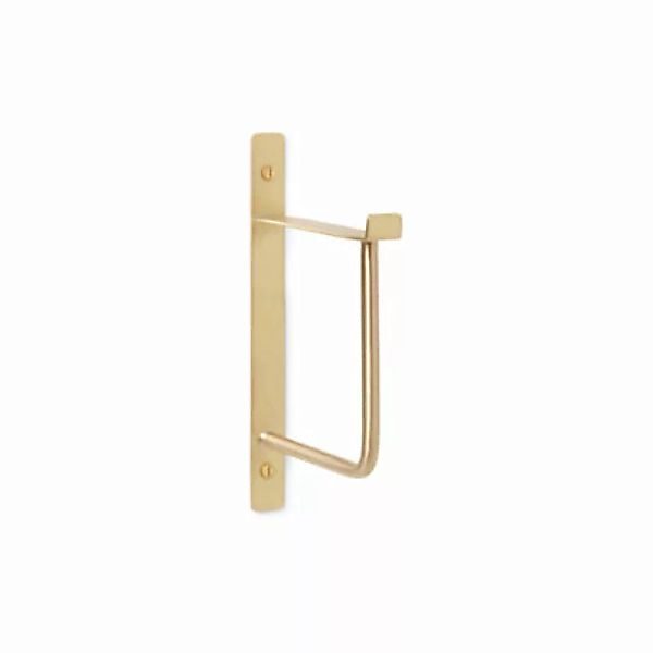 Handtuchhalter Hang Rack gold metall / Metall - h 19 cm - Ferm Living - Met günstig online kaufen