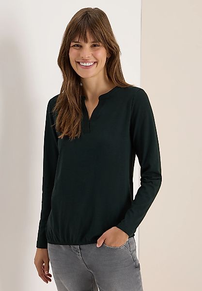 Cecil Langarmshirt aus reiner Baumwolle günstig online kaufen