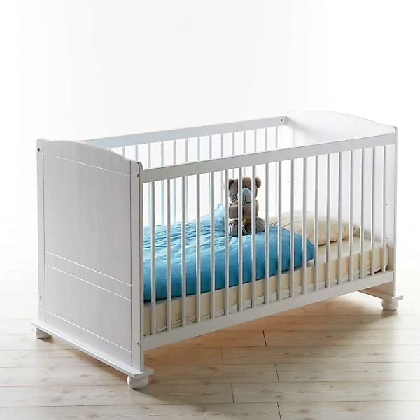 Babybett in Weiß inklusive Rollrost günstig online kaufen